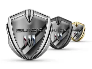 Buick Abzeichen Selbstklebend Luxus Design Glänzendes Metall